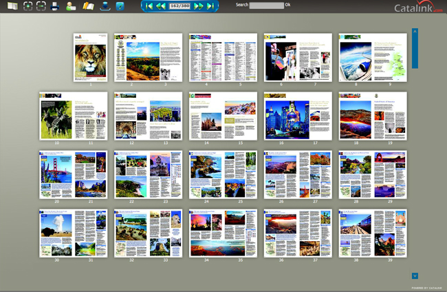 Digital Brochure Thumbnail Index Pages